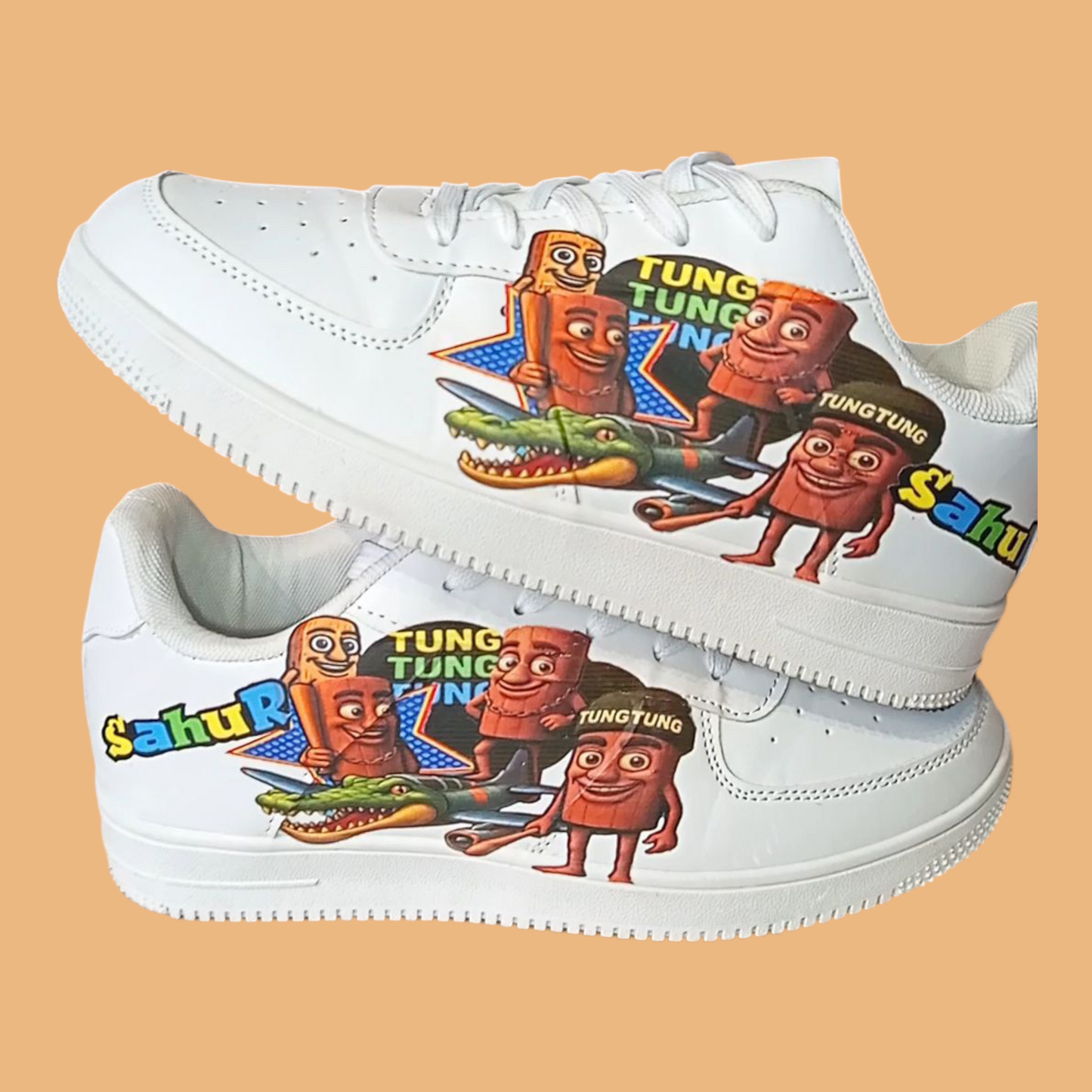 Sneakers Personalizzate – Arte da Indossare -TUNG TUNG TUNG