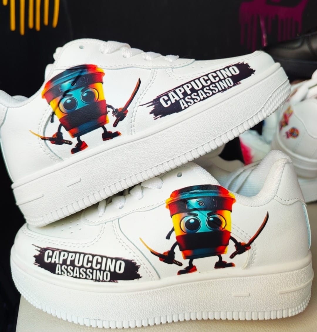 Sneakers Personalizzate Cappuccino – Arte da Indossare
