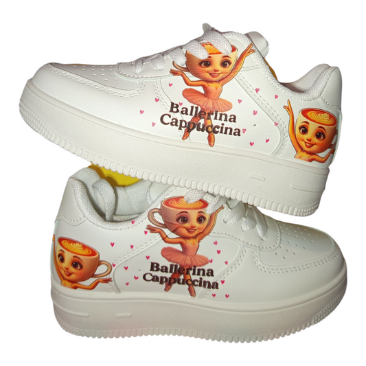 Cappuccina - Sneakers Personalizzate – Arte da Indossare