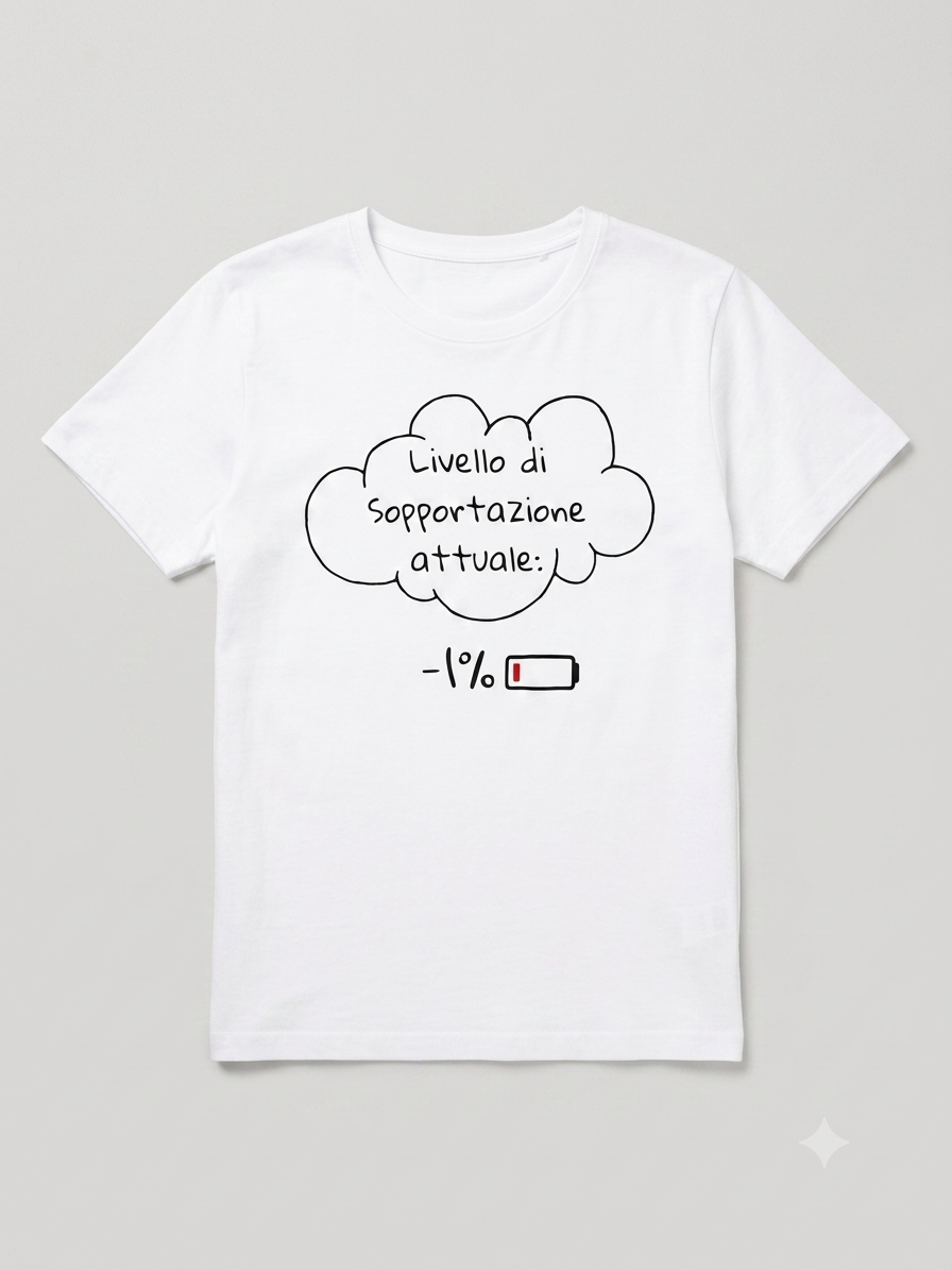 T-SHIRT PAZIENZA ESAURITA