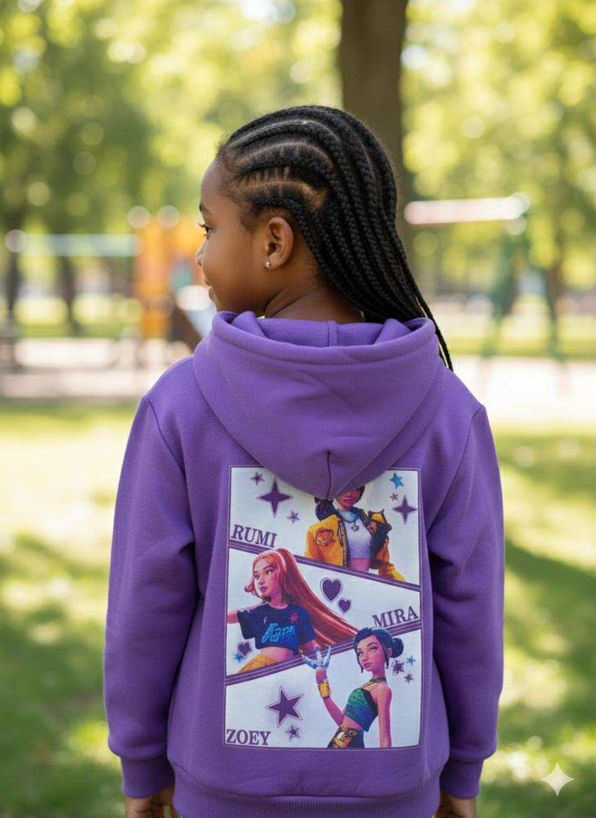 Felpa Bambina Personalizzata Kpop