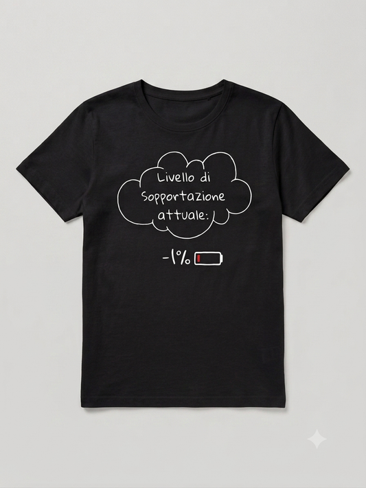 T-SHIRT PAZIENZA ESAURITA