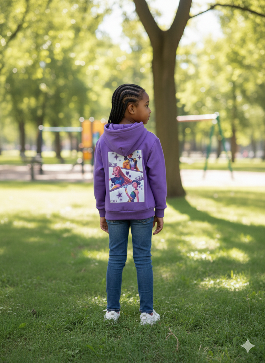 Felpa Bambina Personalizzata Kpop