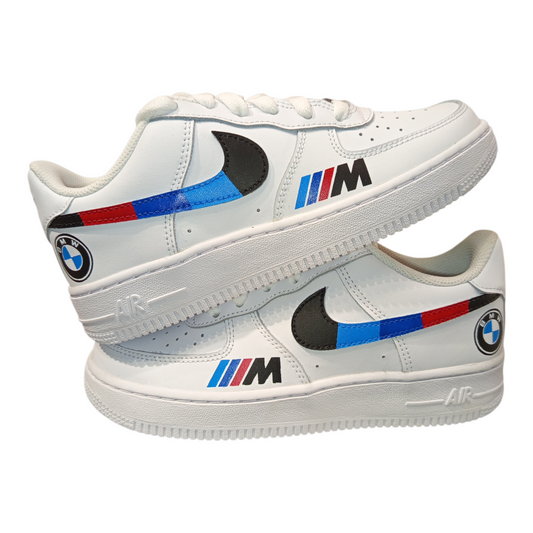Nike Air Force 1 Custom BMW M3 – Sneakers Personalizzate Dipinte a Mano