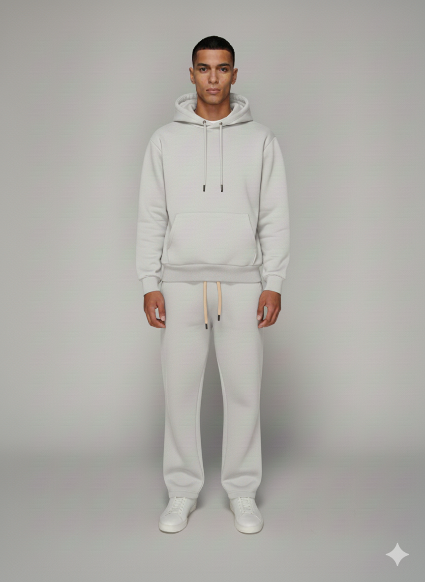 ESSENTIAL TRACKSUIT DROP – Black / White / Grey