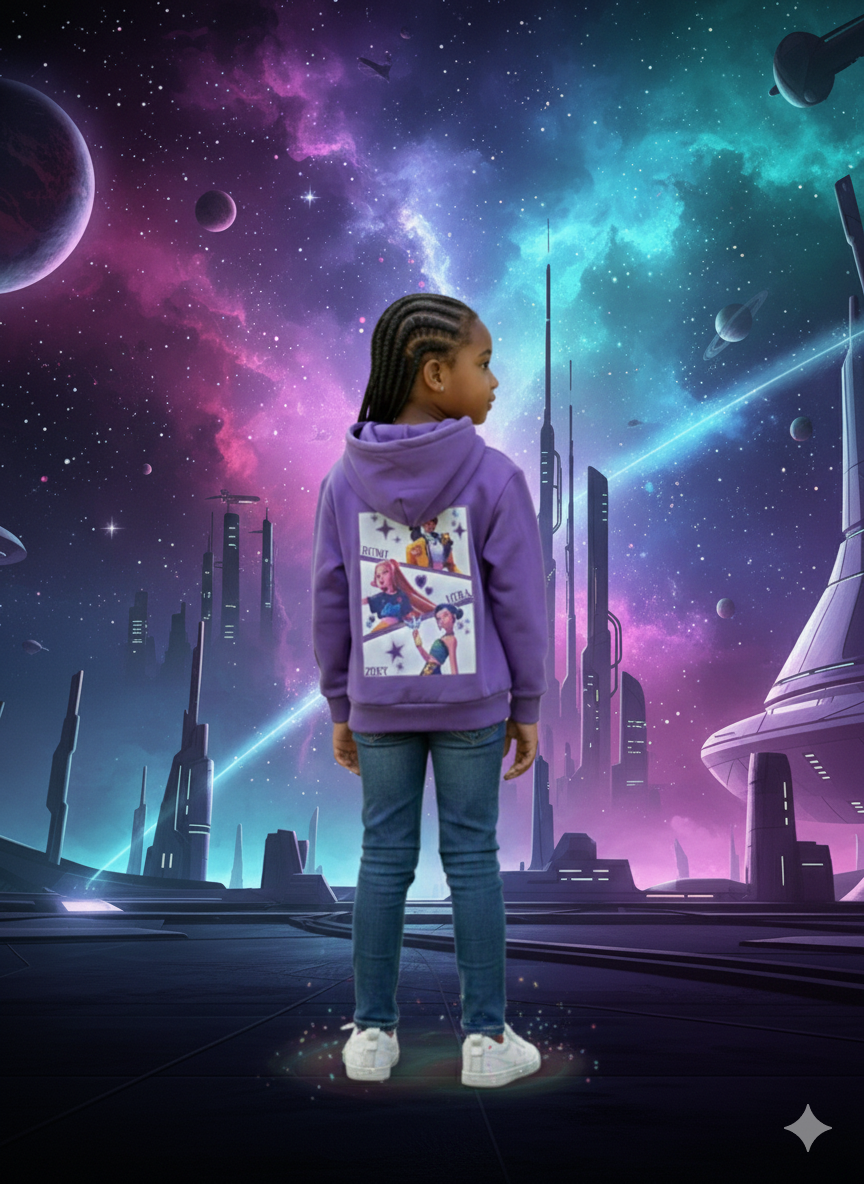 Felpa Bambina Personalizzata Kpop