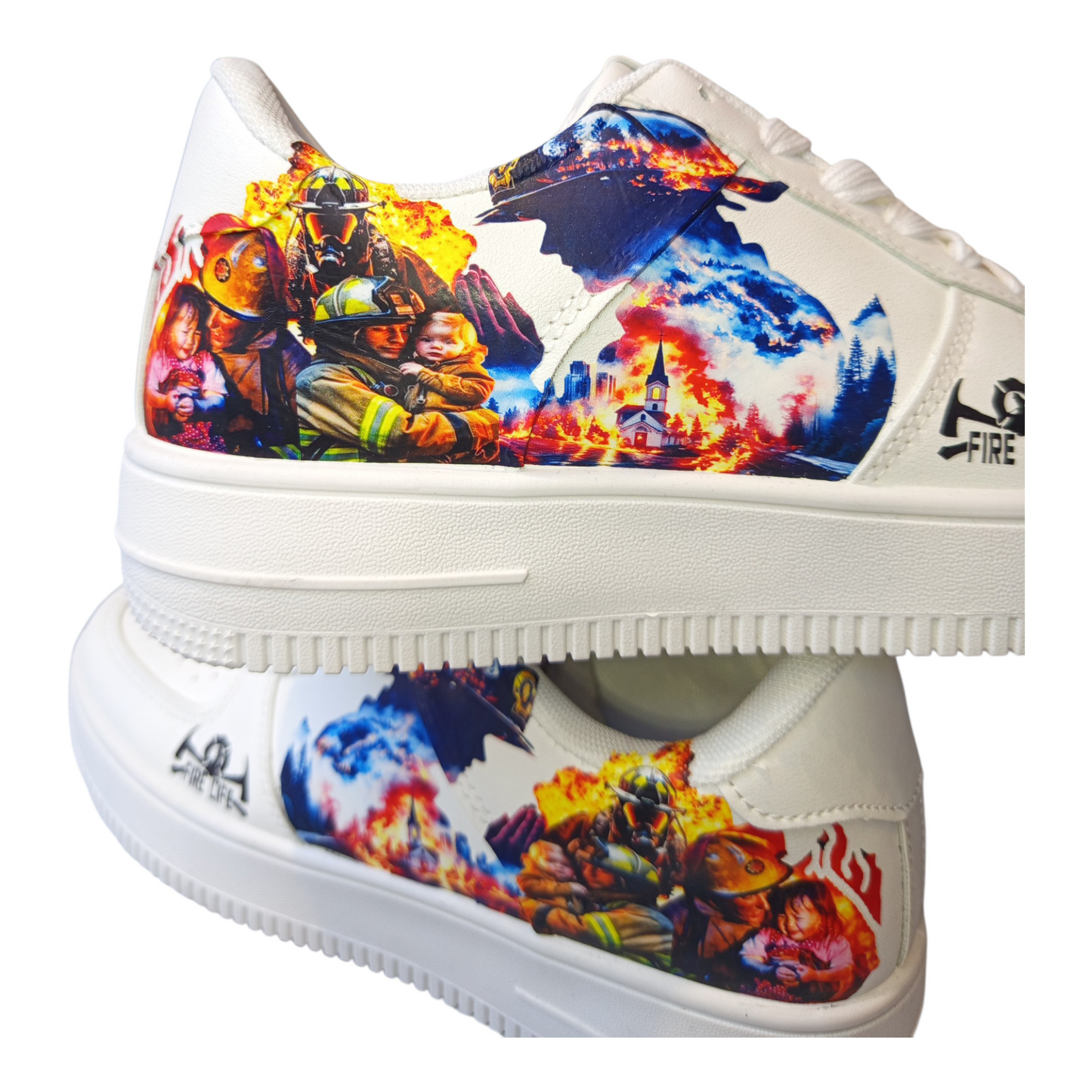 Sneakers personalizzate Fire