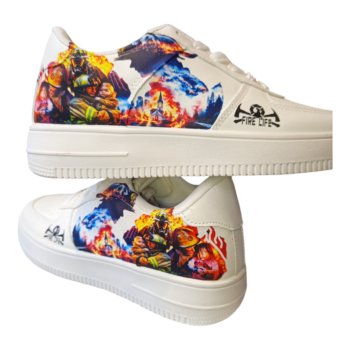 Sneakers personalizzate Fire