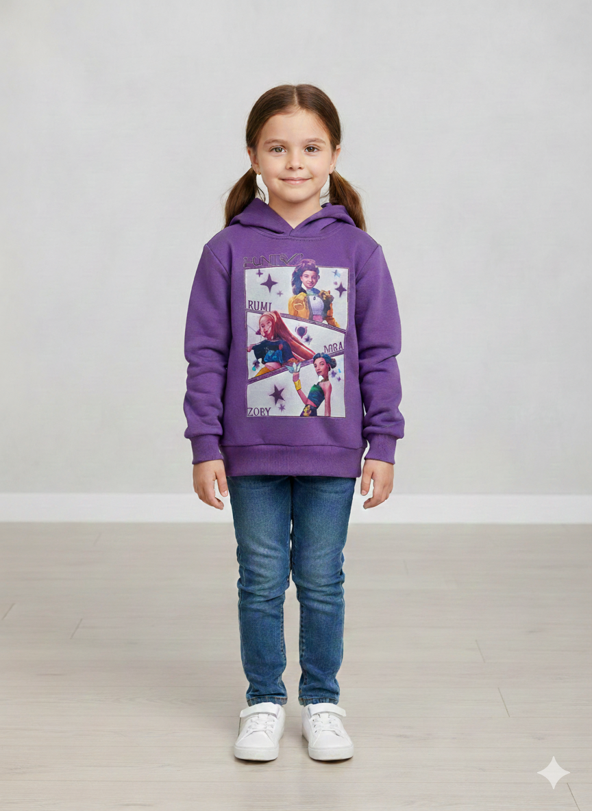 Felpa Bambina Personalizzata Kpop