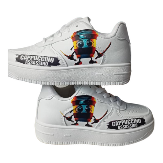 Sneakers Personalizzate Cappuccino – Arte da Indossare