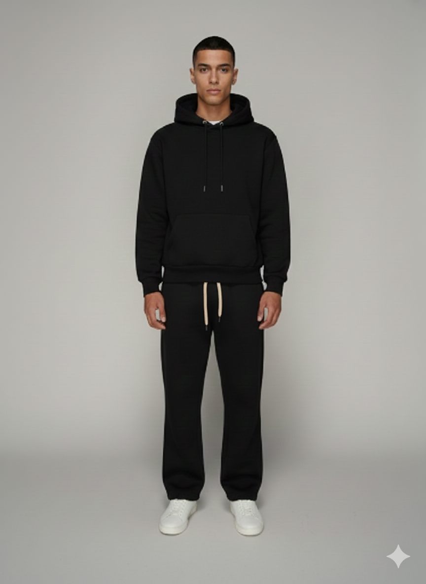 ESSENTIAL TRACKSUIT DROP – Black / White / Grey
